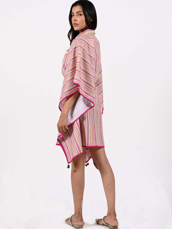 Cotton Stripe Kaftan