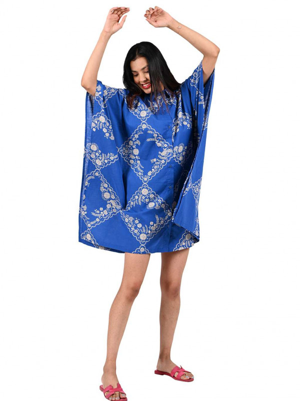 Printed Cotton Kaftan